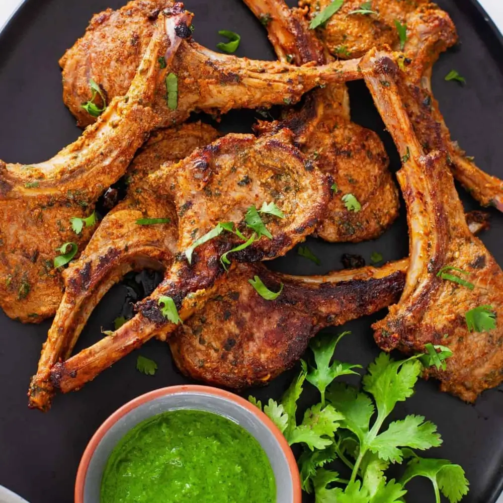 Tandoori Lamb Chops, the Pottel Raja Way